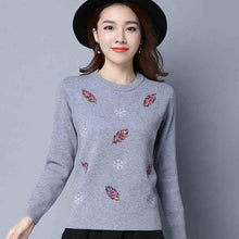 Load image into Gallery viewer, Free Shipping New Fashion 2019 Autumn Winter for womens Cashmere sweaters Thick loose Warm Knitted Sweet Pullovers sweaters