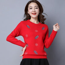 Load image into Gallery viewer, Free Shipping New Fashion 2019 Autumn Winter for womens Cashmere sweaters Thick loose Warm Knitted Sweet Pullovers sweaters