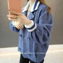 Load image into Gallery viewer, Autumn 2019 the new imitated mink wool coat more female brief paragraph small autumn winter sweater cardigan LD001
