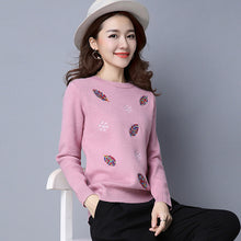 Load image into Gallery viewer, Free Shipping New Fashion 2019 Autumn Winter for womens Cashmere  sweaters Thick loose Warm Knitted Sweet Pullovers sweaters
